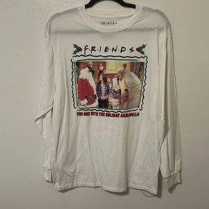 Long sleeve Friends Christmas tshirt. Size XL